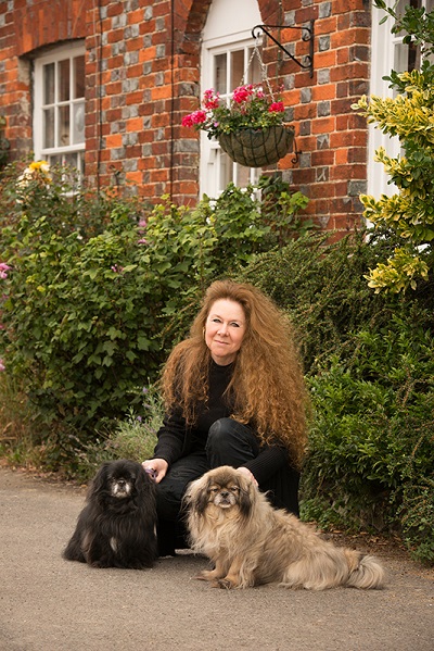 Christina Courtenay and her dogs